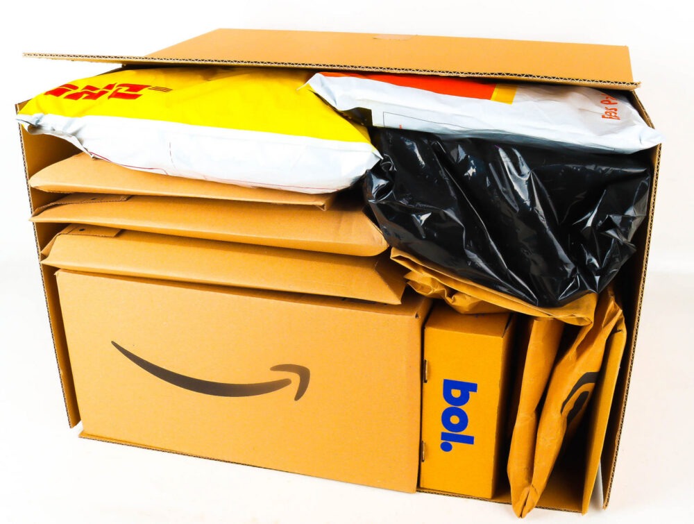 XL Doos met Verloren Postpakketten