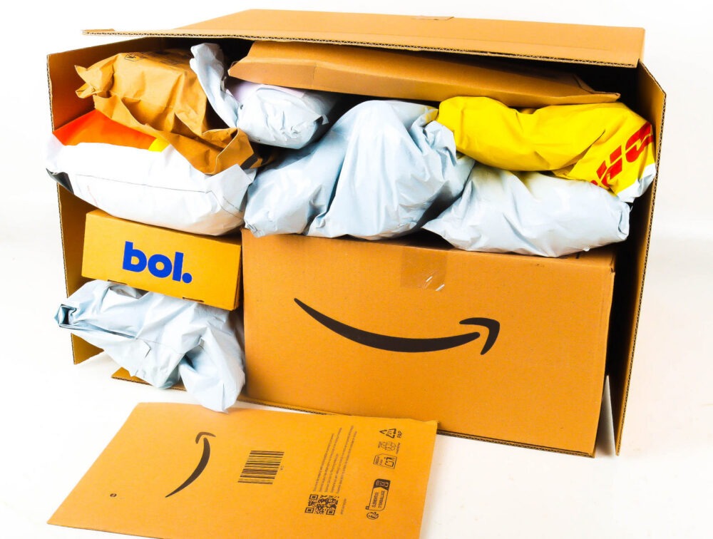 XL Doos met Verloren Postpakketten