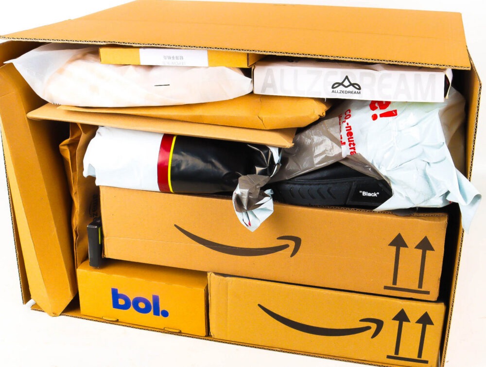 XL Doos met Verloren Postpakketten