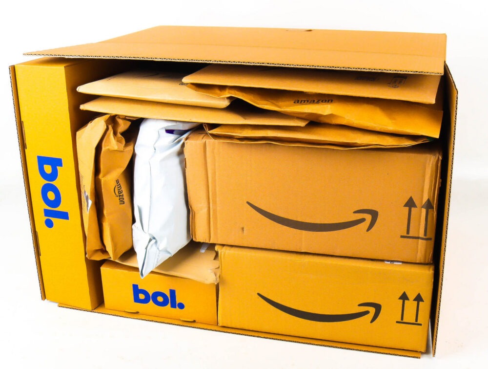 XL Doos met Verloren Postpakketten