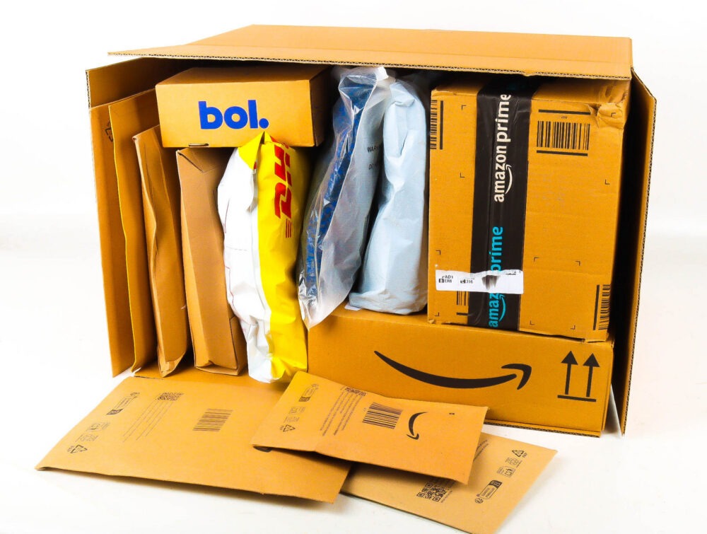 XL Doos met Verloren Postpakketten