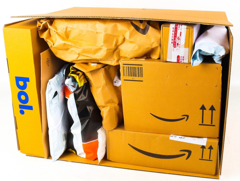 XL Doos met Verloren Postpakketten