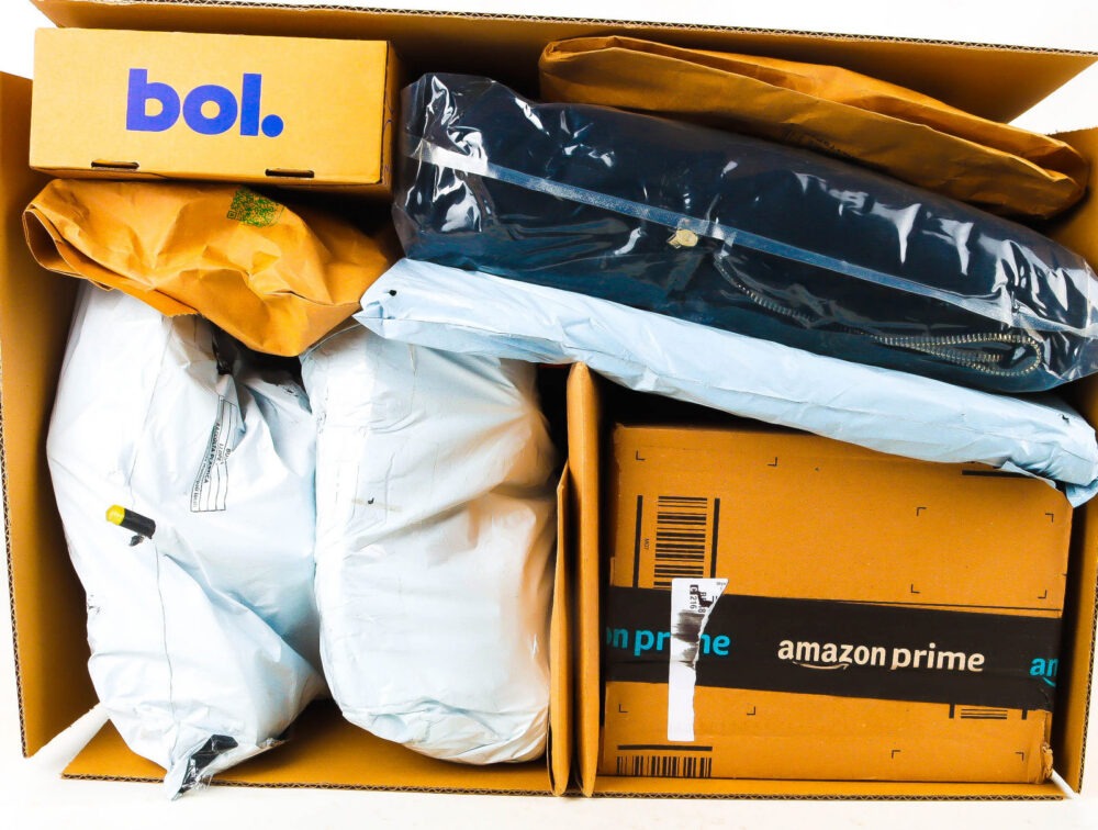 XL Doos met Verloren Postpakketten