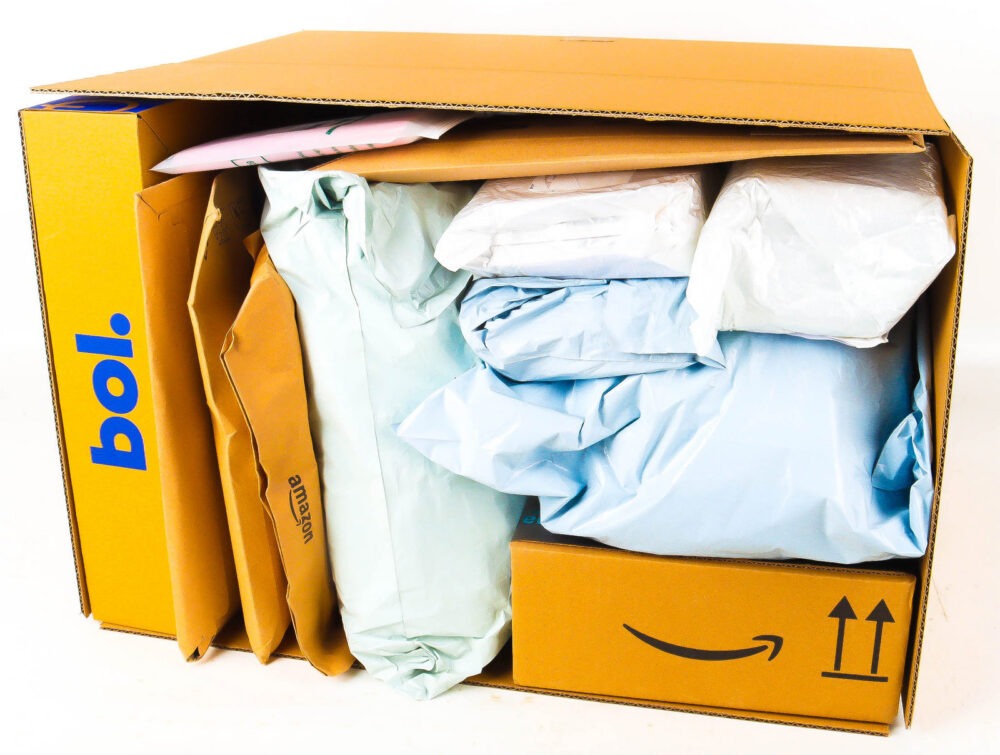 XL Doos met Verloren Postpakketten