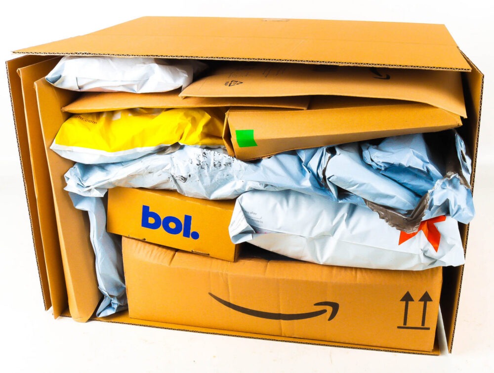 XL Doos met Verloren Postpakketten