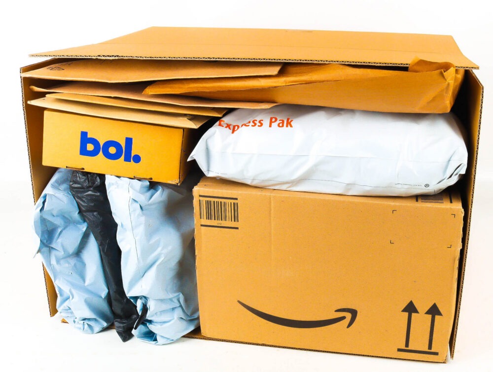 XL Doos met Verloren Postpakketten