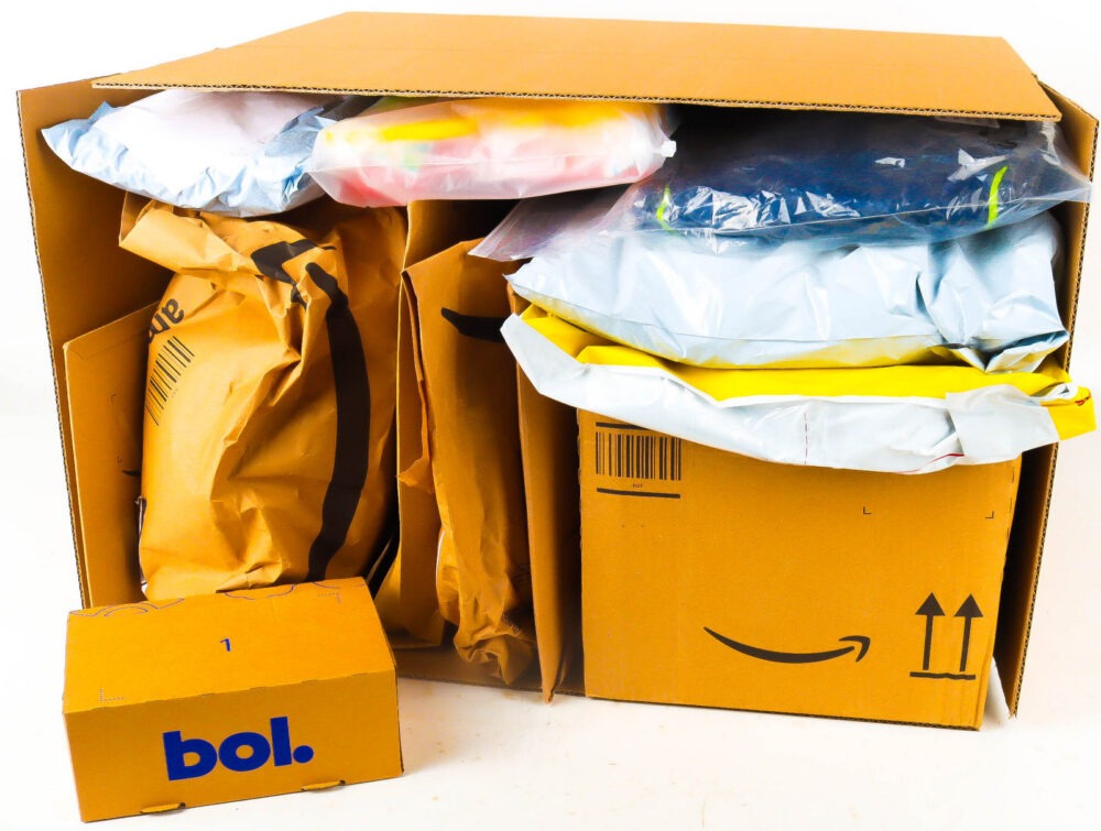 XL Doos met Verloren Postpakketten