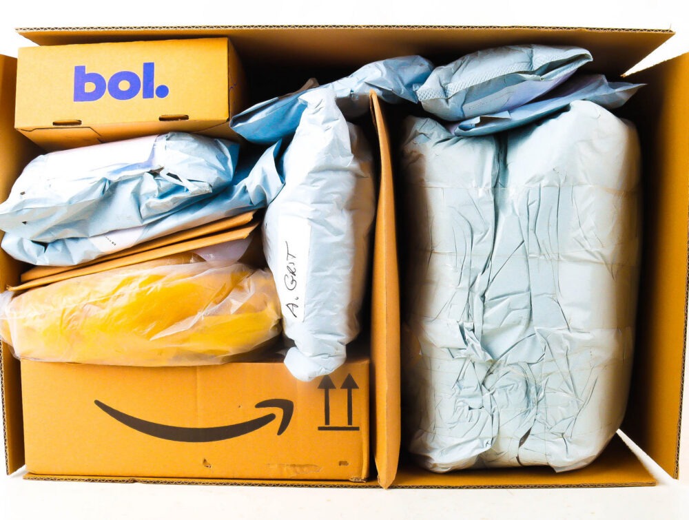 XL Doos met Verloren Postpakketten