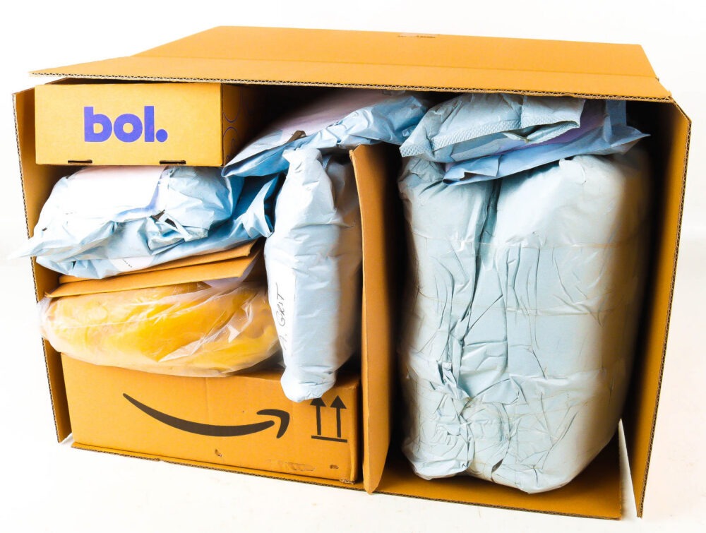 XL Doos met Verloren Postpakketten