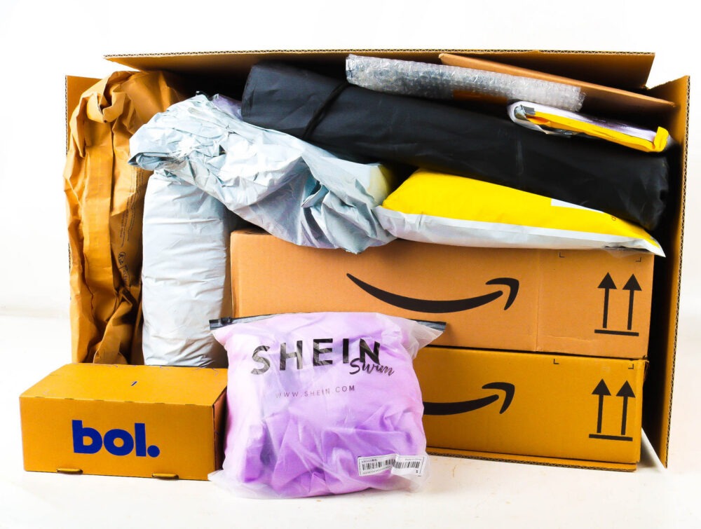 XL Doos met Verloren Postpakketten