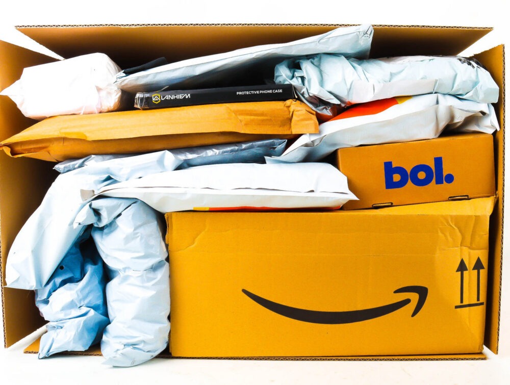 XL Doos met Verloren Postpakketten