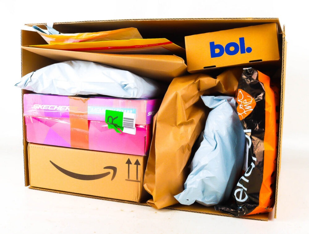 XL Doos met Verloren Postpakketten