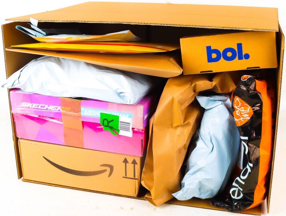 XL Doos met Verloren Postpakketten