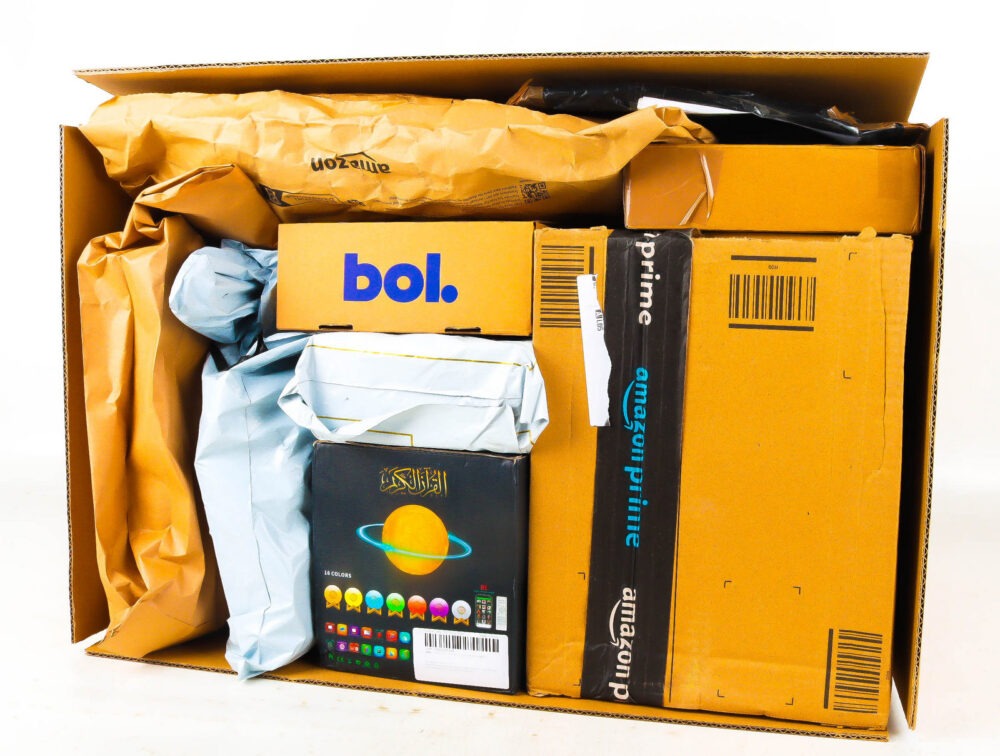 XL Doos met Verloren Postpakketten