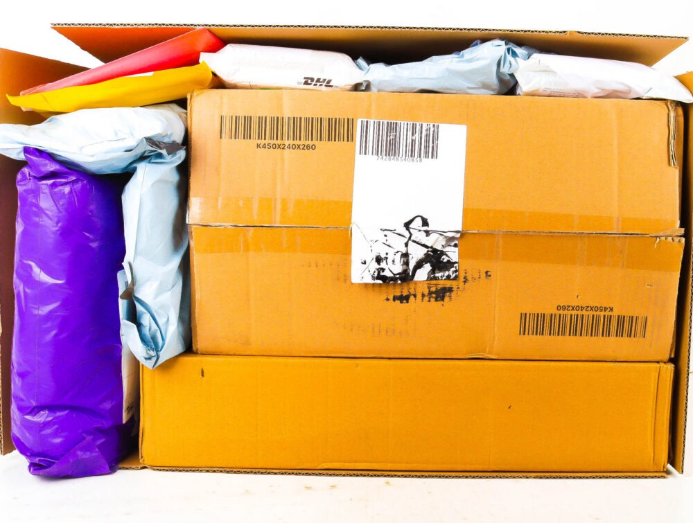 XL Doos met Verloren Postpakketten