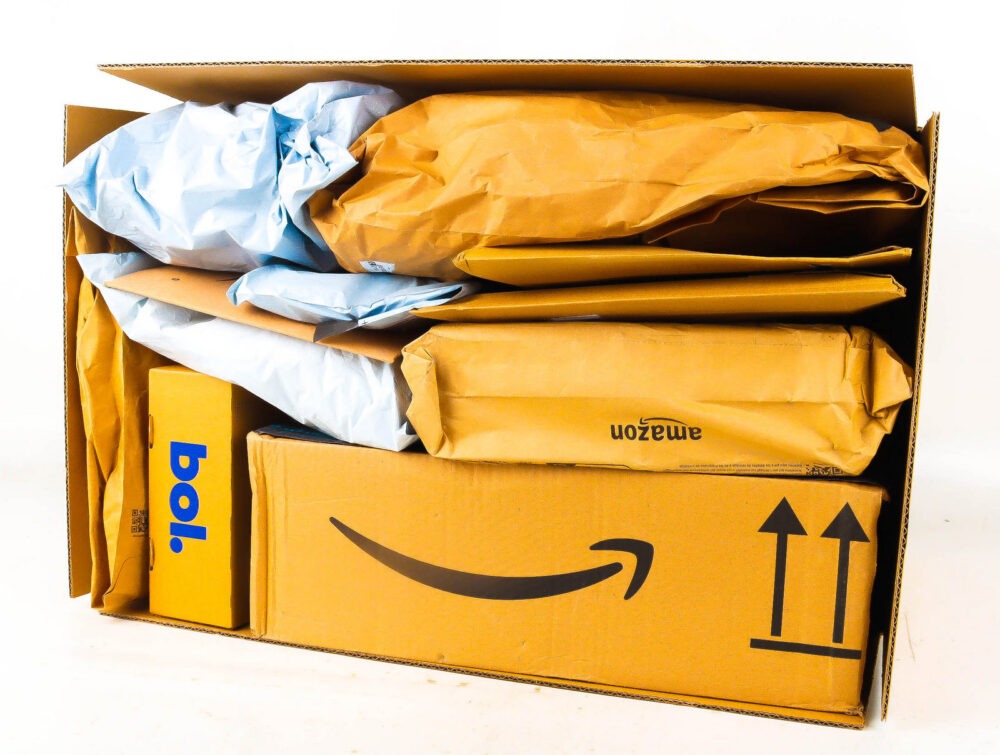 XL Doos met Verloren Postpakketten