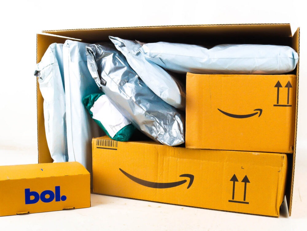 XL Doos met Verloren Postpakketten