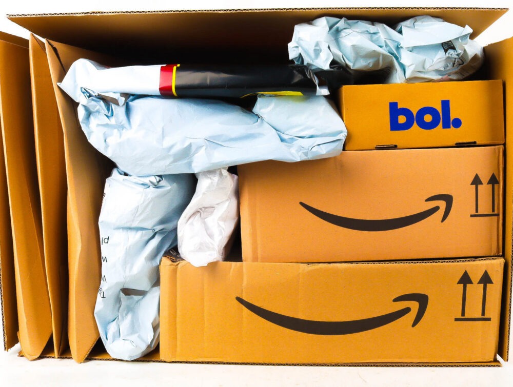 XL Doos met Verloren Postpakketten