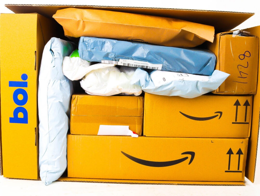 XL Doos met Verloren Postpakketten
