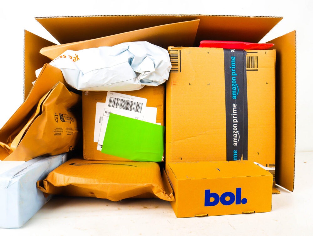 XL Doos met Verloren Postpakketten