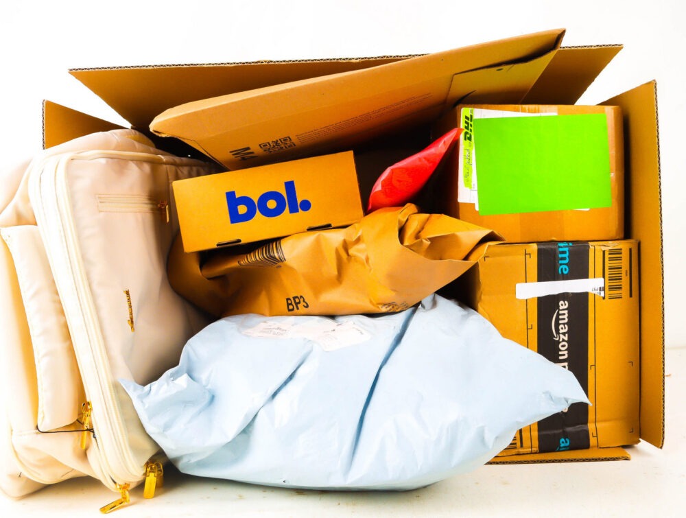 XL Doos met Verloren Postpakketten