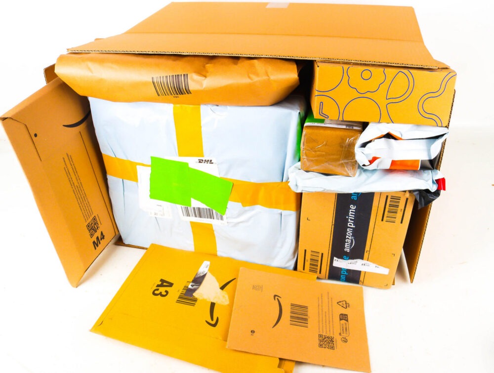 XL Doos met Verloren Postpakketten