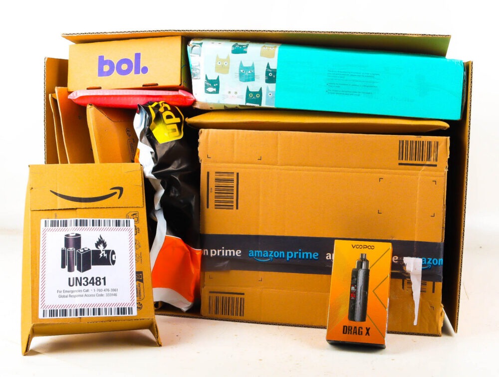 XL Doos met Verloren Postpakketten