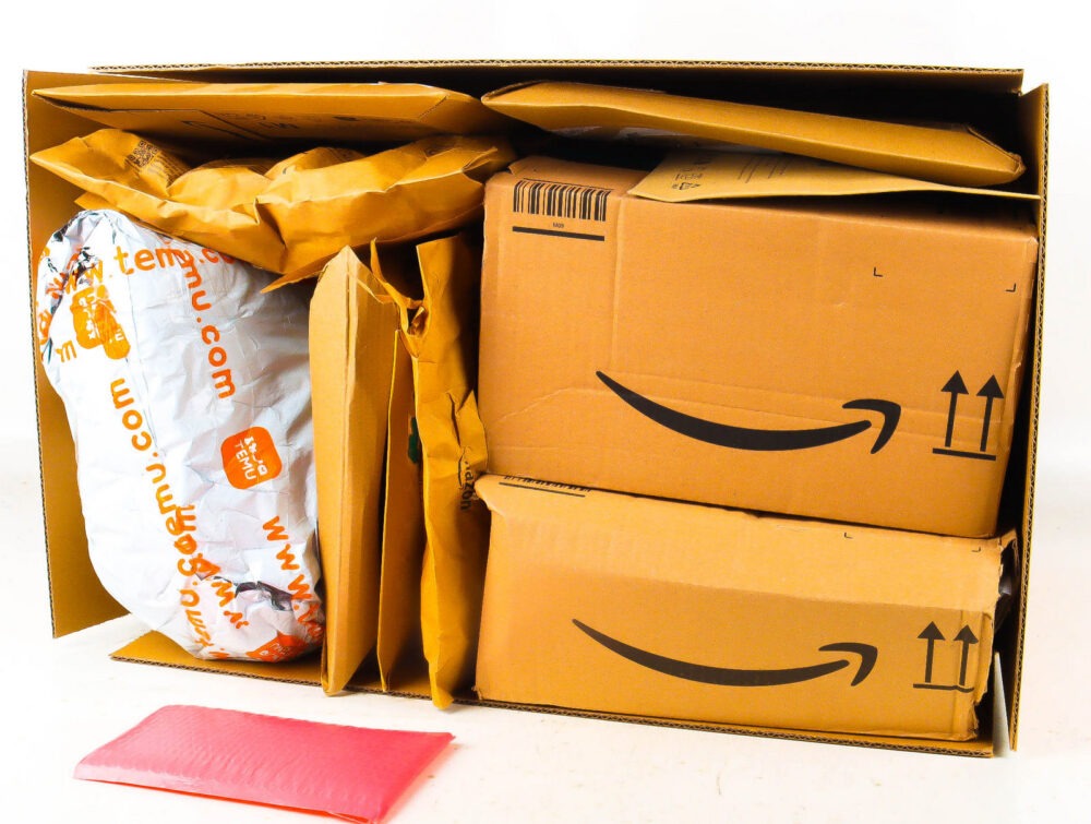 XL Doos met Verloren Postpakketten