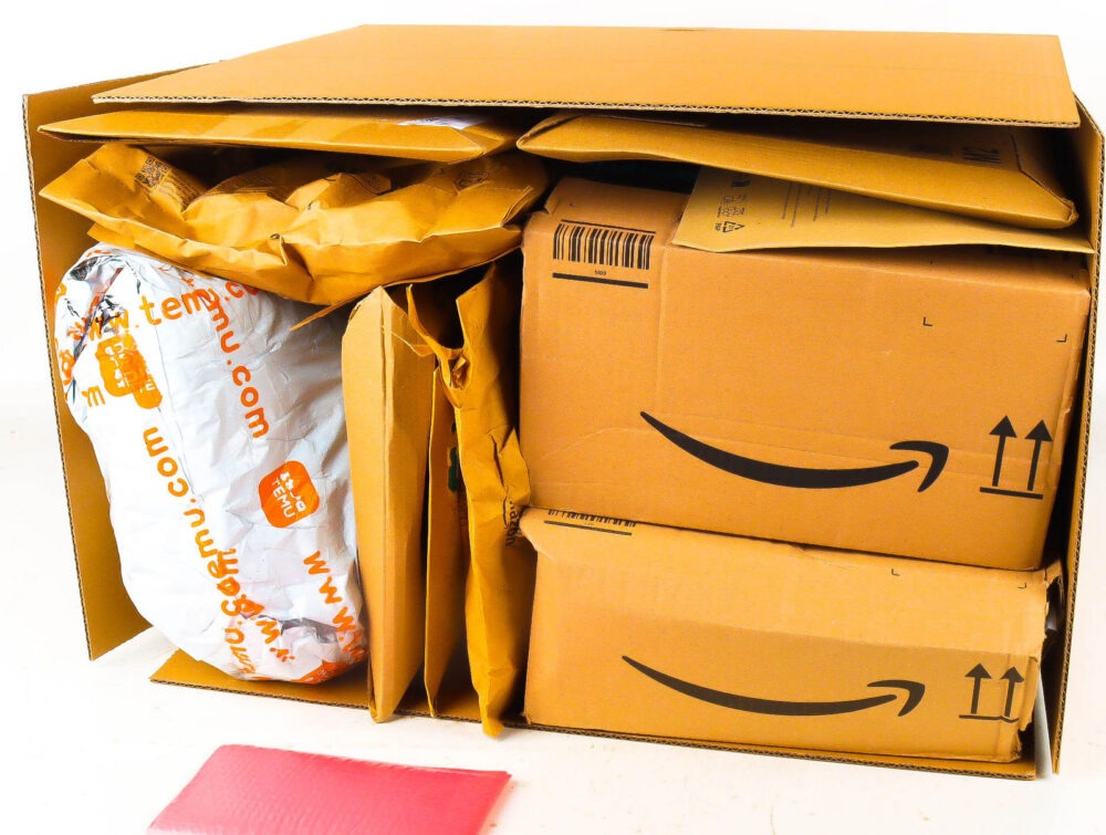 XL Doos met Verloren Postpakketten