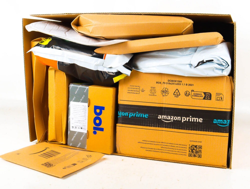XL Doos met Verloren Postpakketten