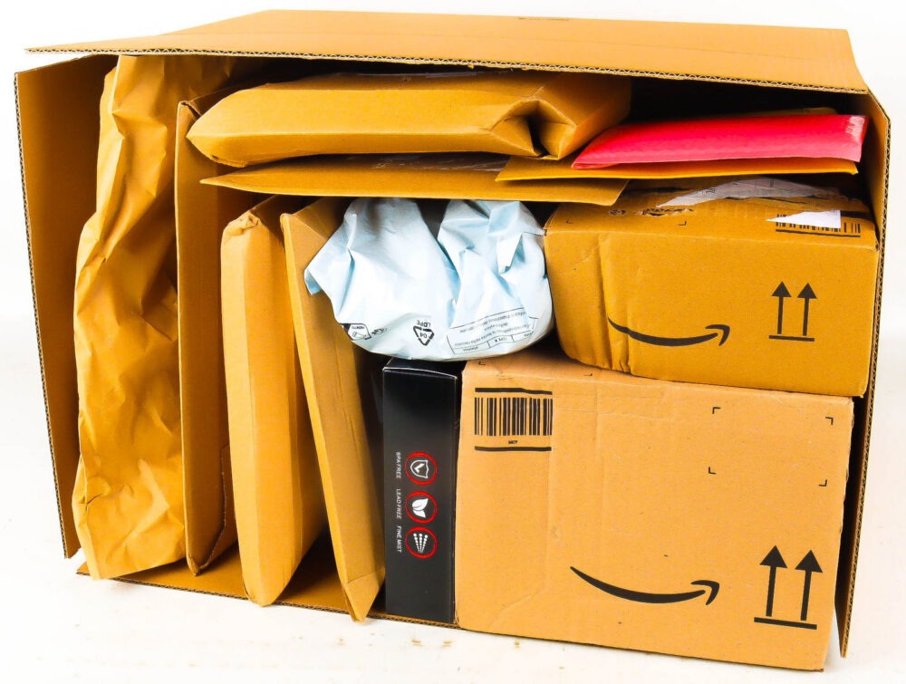 XL Doos met Verloren Postpakketten