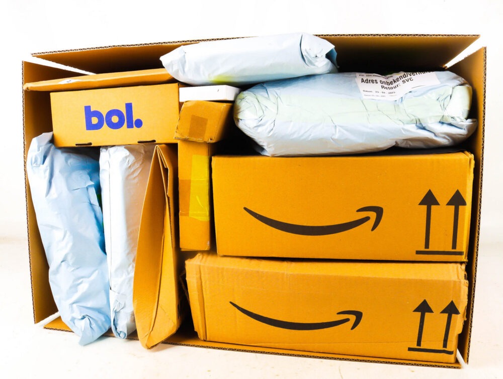 XL Doos met Verloren Postpakketten