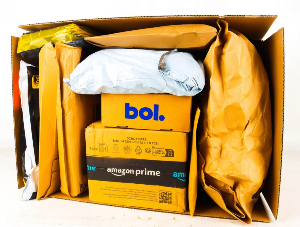 XL Doos met Verloren Postpakketten