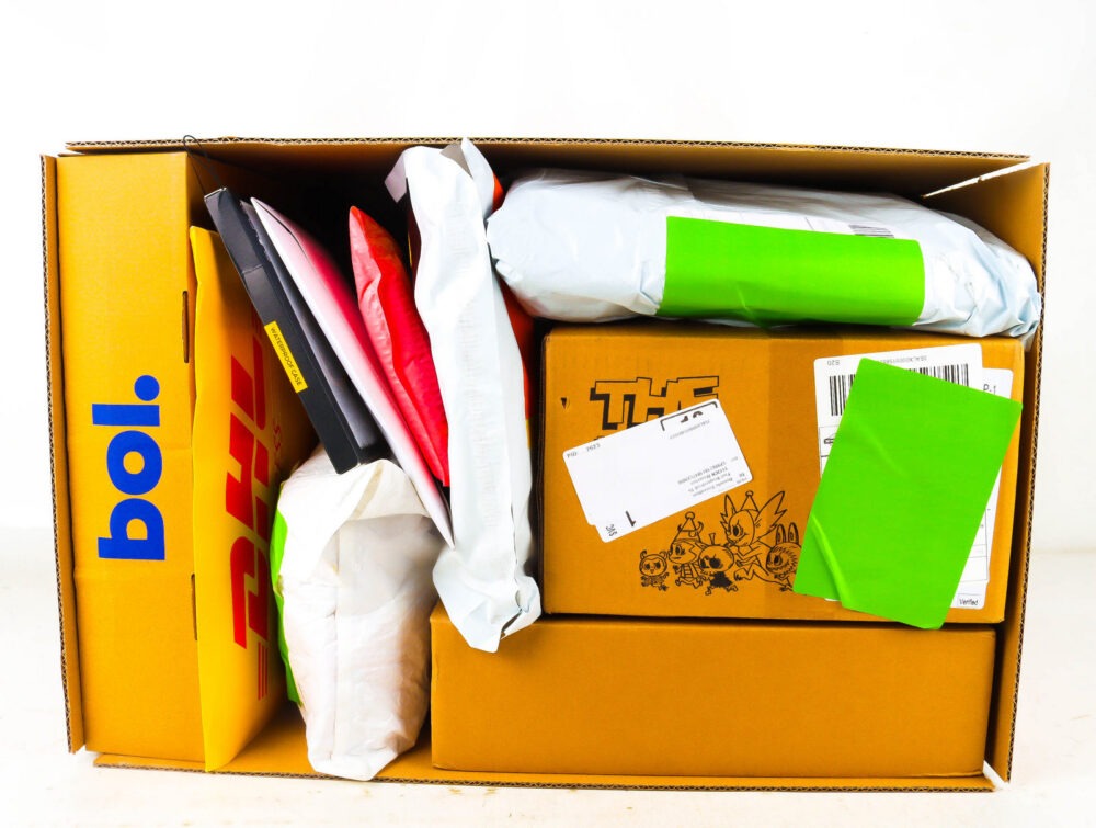 XL Doos met Verloren Postpakketten