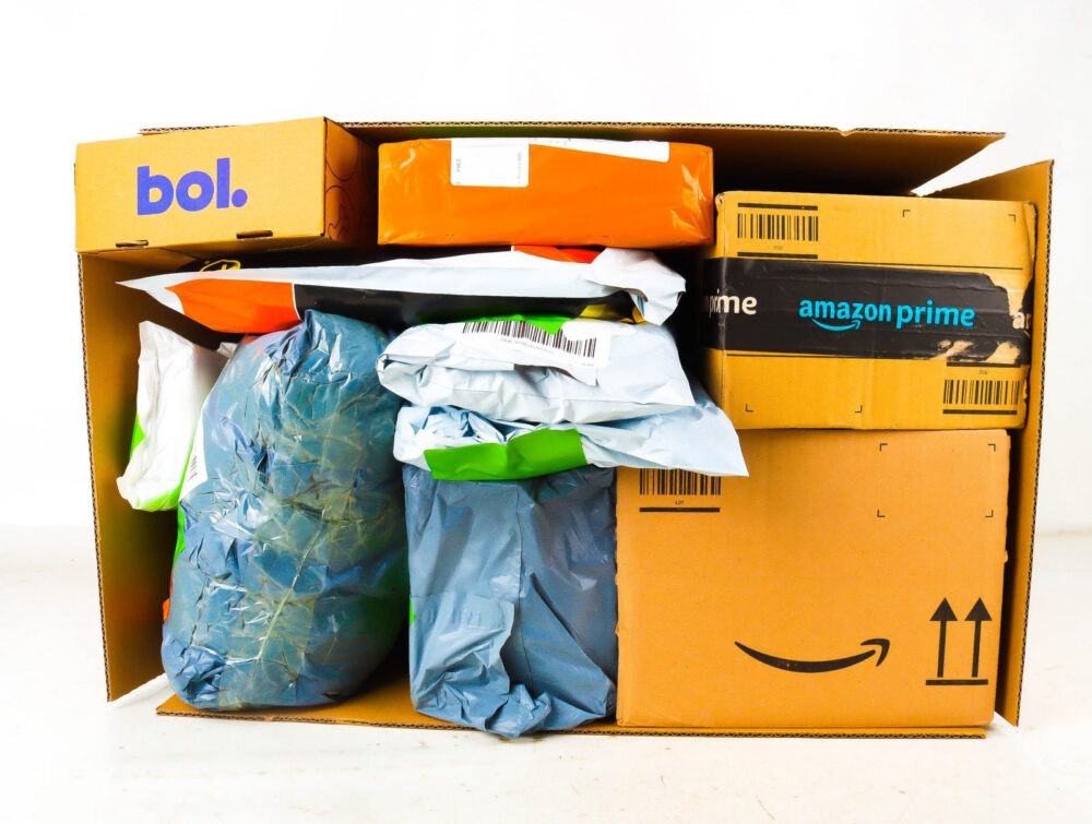 XL Doos met Verloren Postpakketten