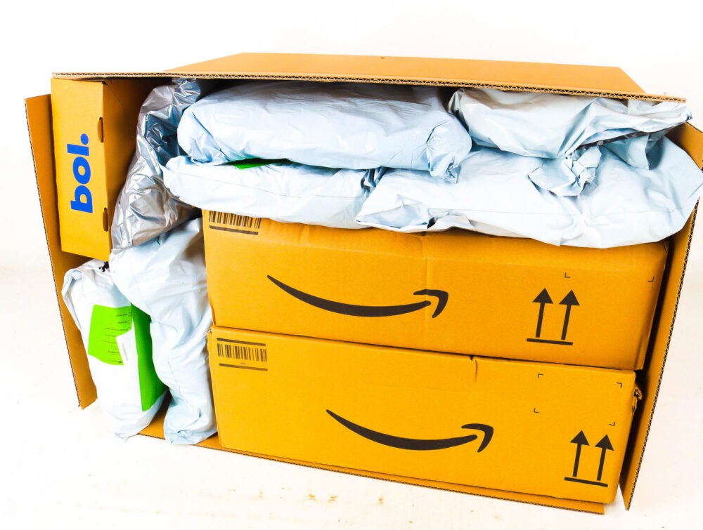 XL Doos met Verloren Postpakketten