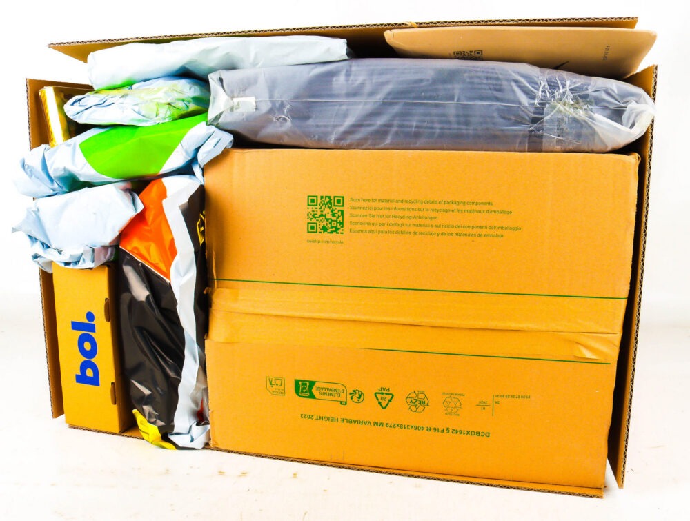 XL Doos met Verloren Postpakketten