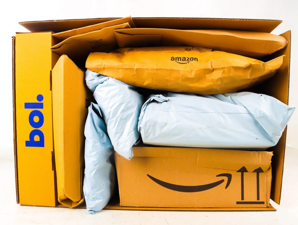 XL Doos met Verloren Postpakketten