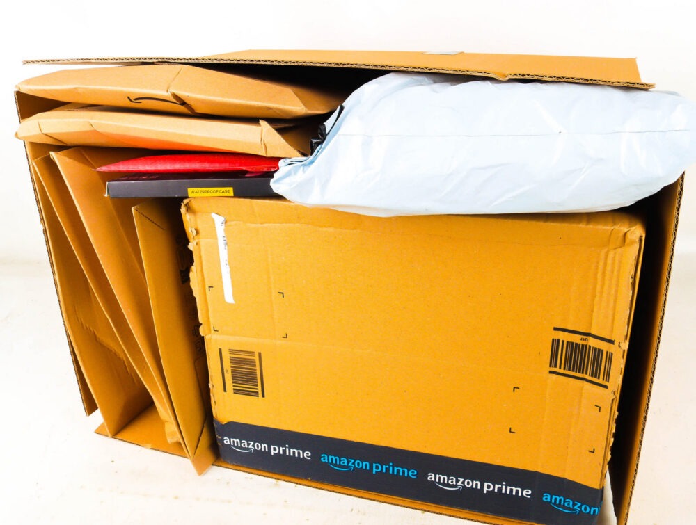 XL Doos met Verloren Postpakketten