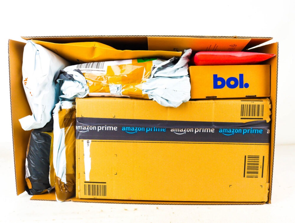 XL Doos met Verloren Postpakketten