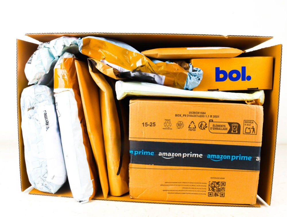XL Doos met Verloren Postpakketten