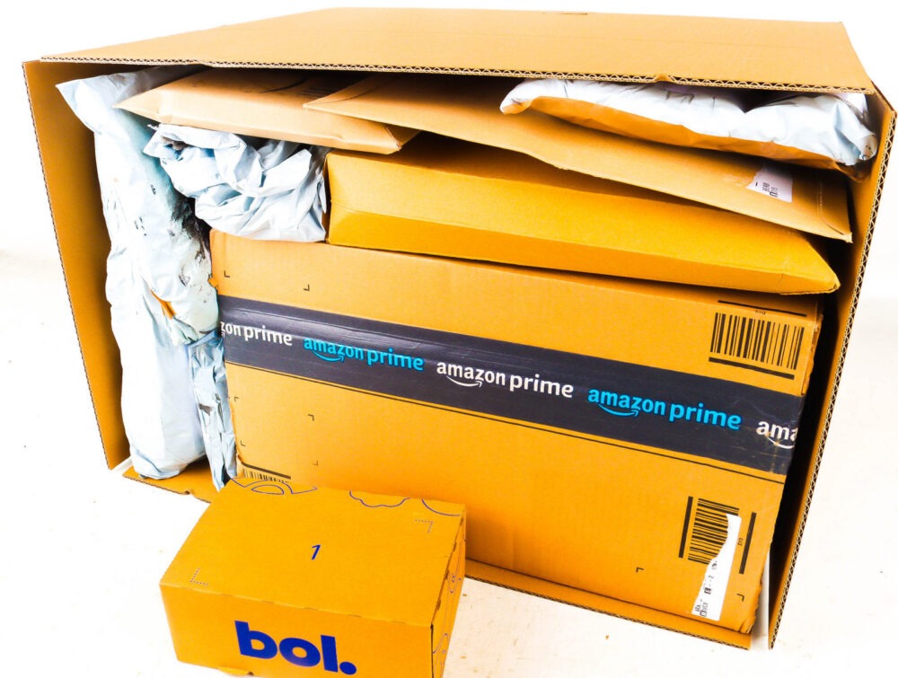 XL Doos met Verloren Postpakketten