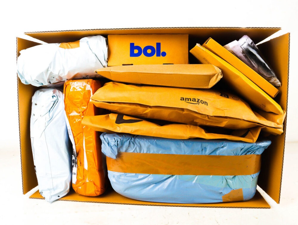 XL Doos met Verloren Postpakketten
