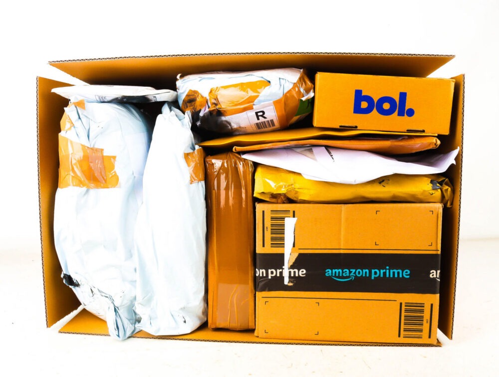 XL Doos met Verloren Postpakketten