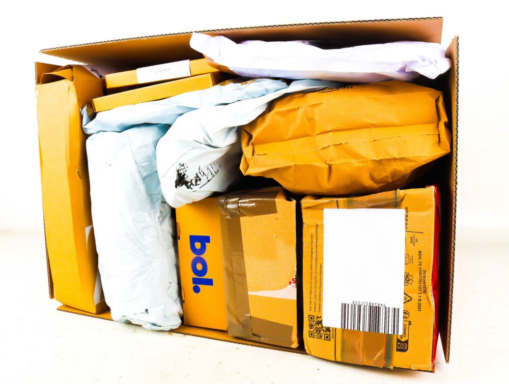 XL Doos met Verloren Postpakketten