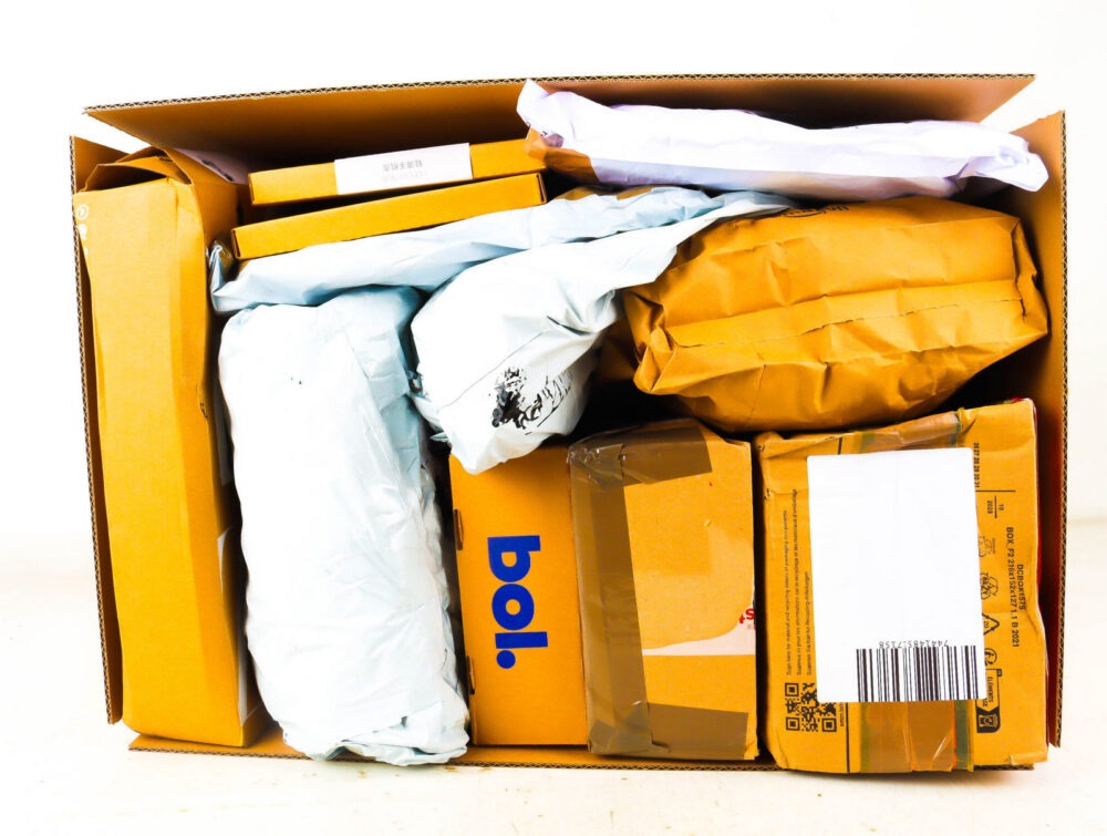 XL Doos met Verloren Postpakketten