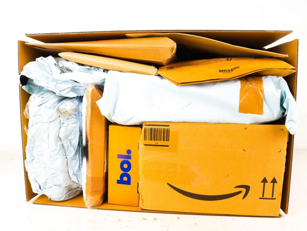 XL Doos met Verloren Postpakketten