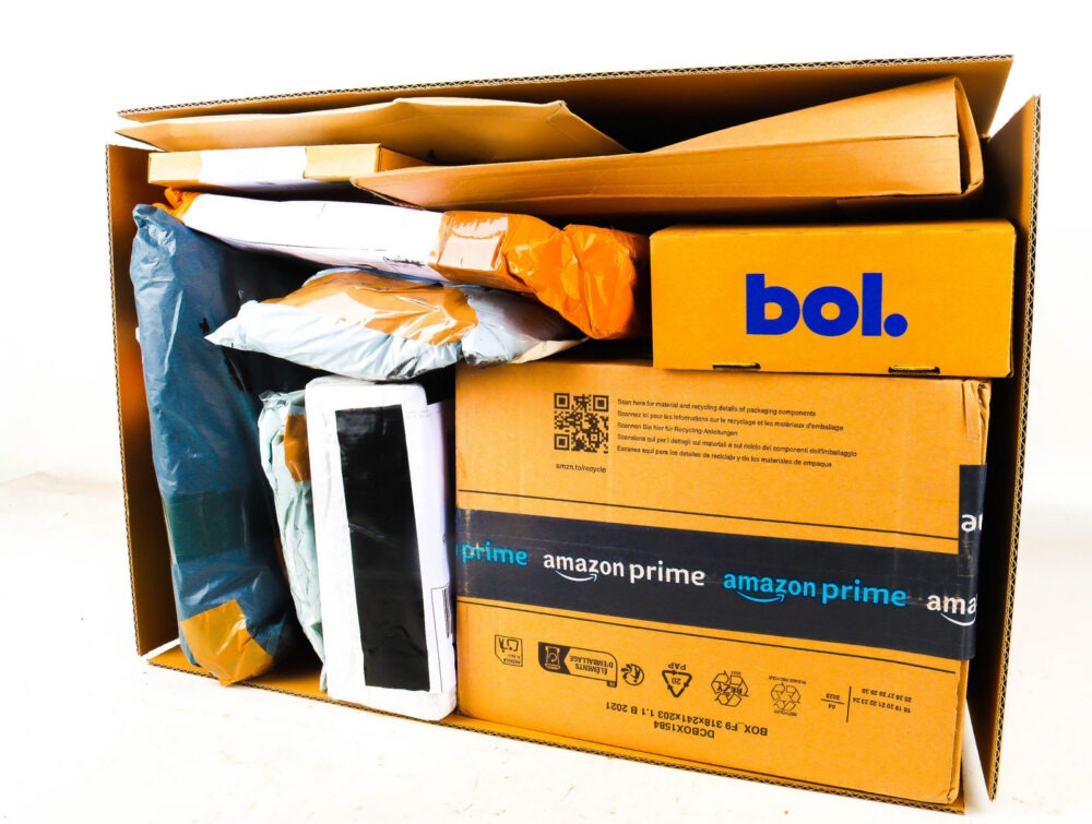 XL Doos met Verloren Postpakketten