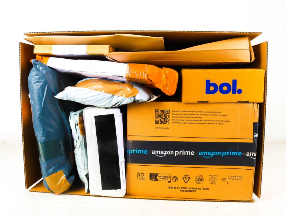 XL Doos met Verloren Postpakketten