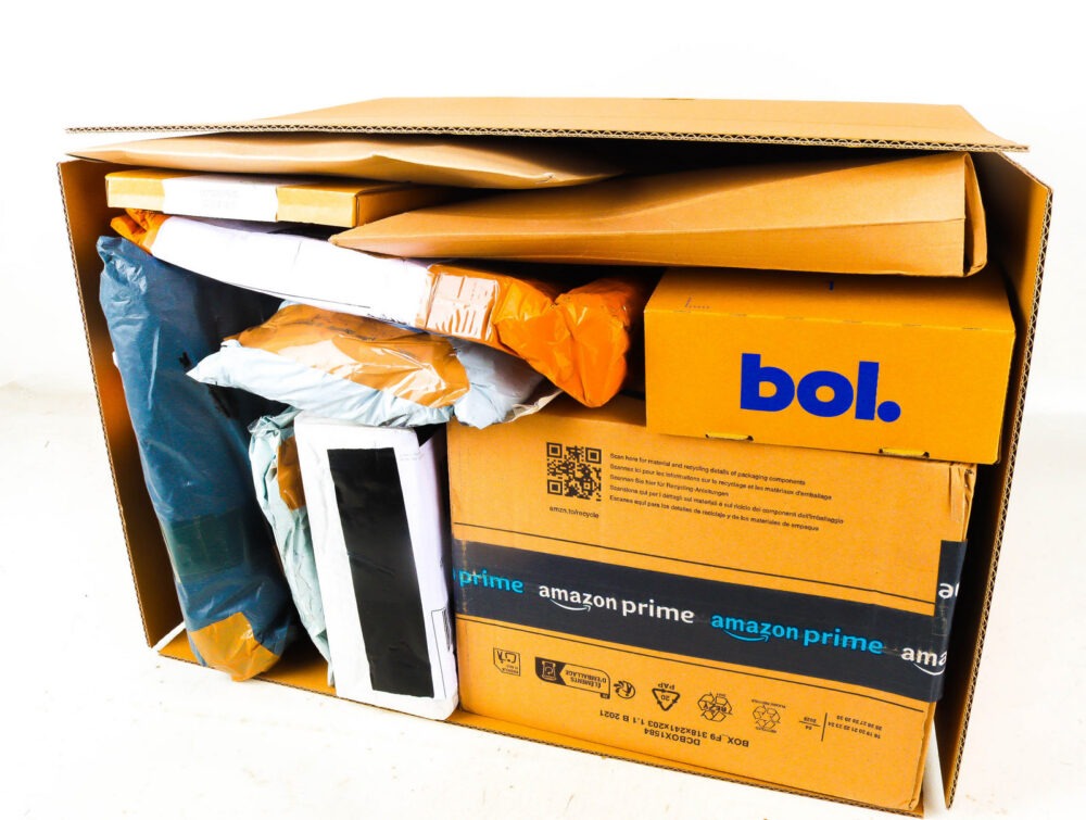 XL Doos met Verloren Postpakketten